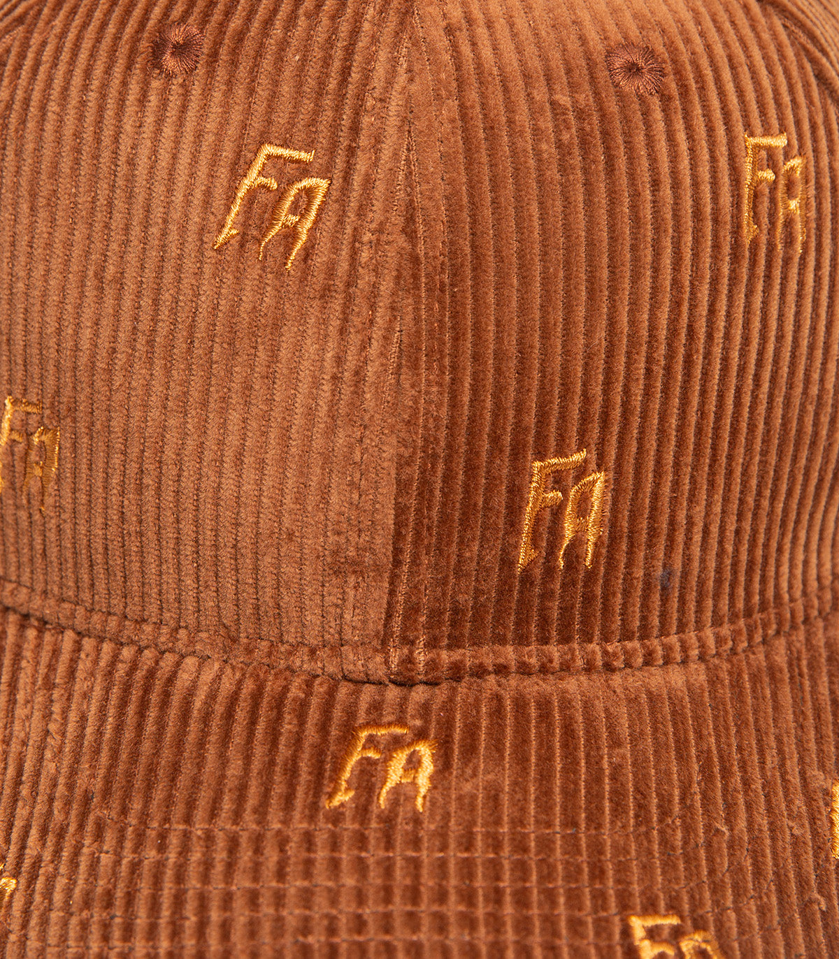 Fucking Awesome Scattered FA Corduroy Strapback Brown