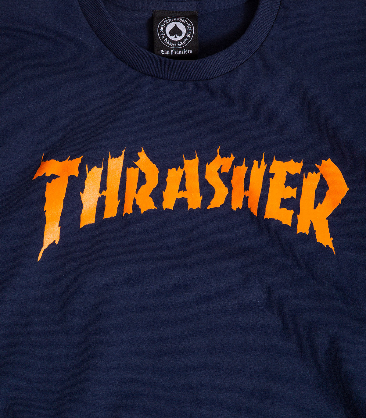 Burn it Down Thrasher Camiseta en navy para Hombre – TITUS