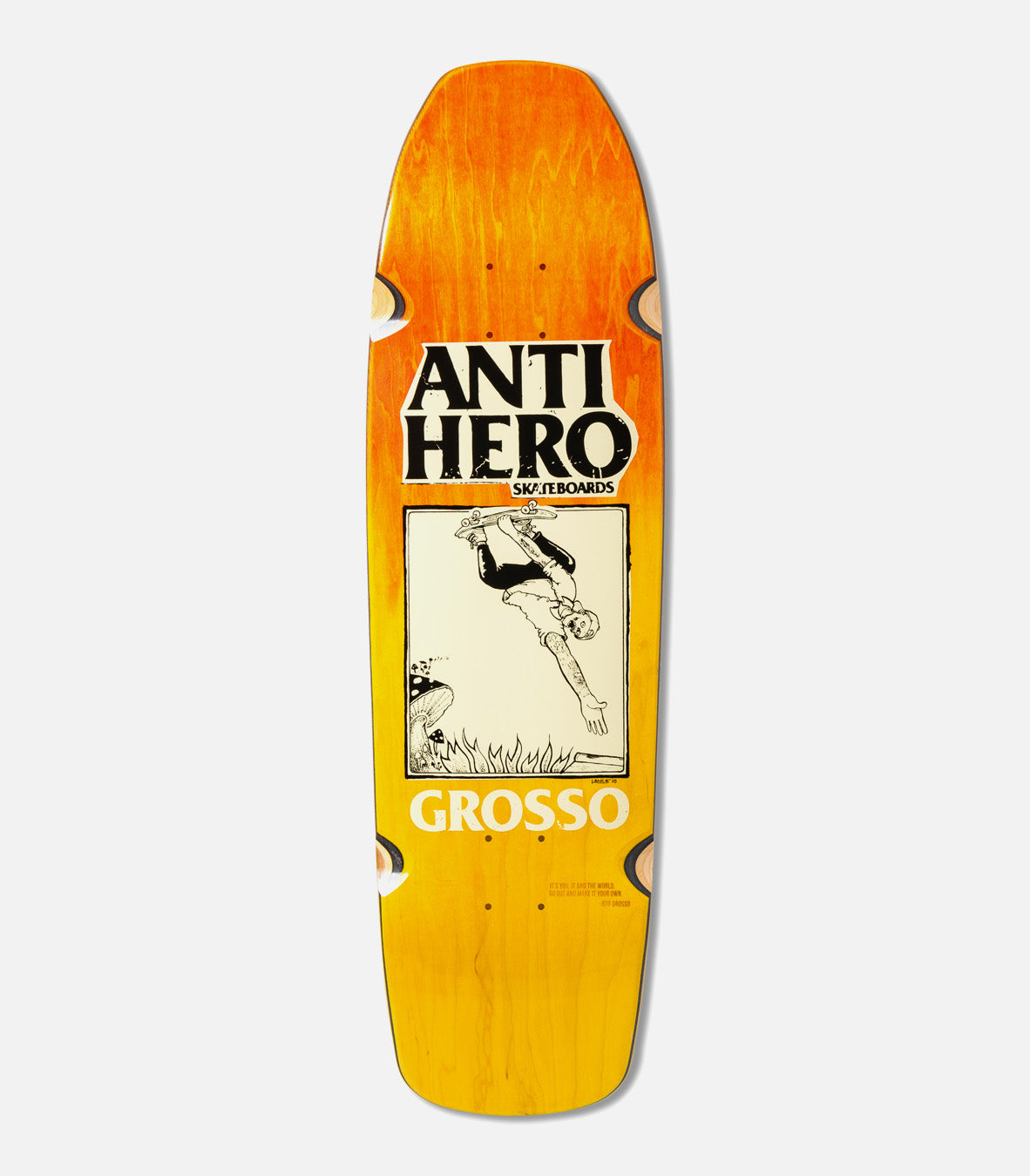 Antihero Jeff Grosso Hand Plant Deck