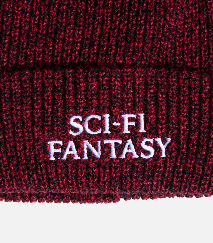 Sci-Fi Fantasy Mixed Yarn Logo Beanie