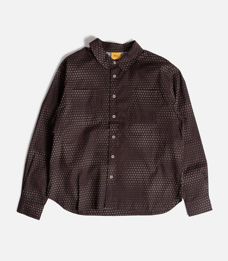 Dime Pixel Button Up Shirt