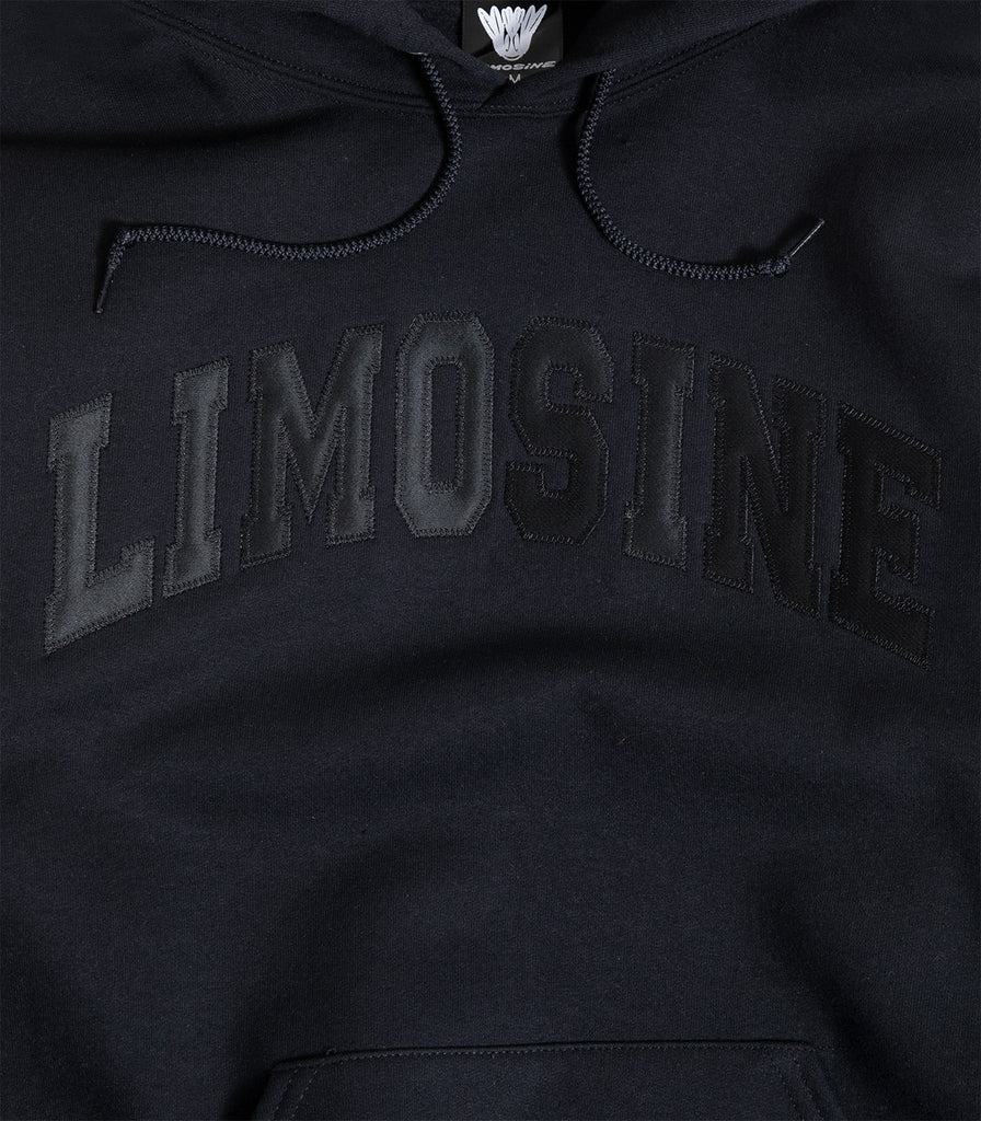 Limosine Black Vinyl Hooded Sweatshirt