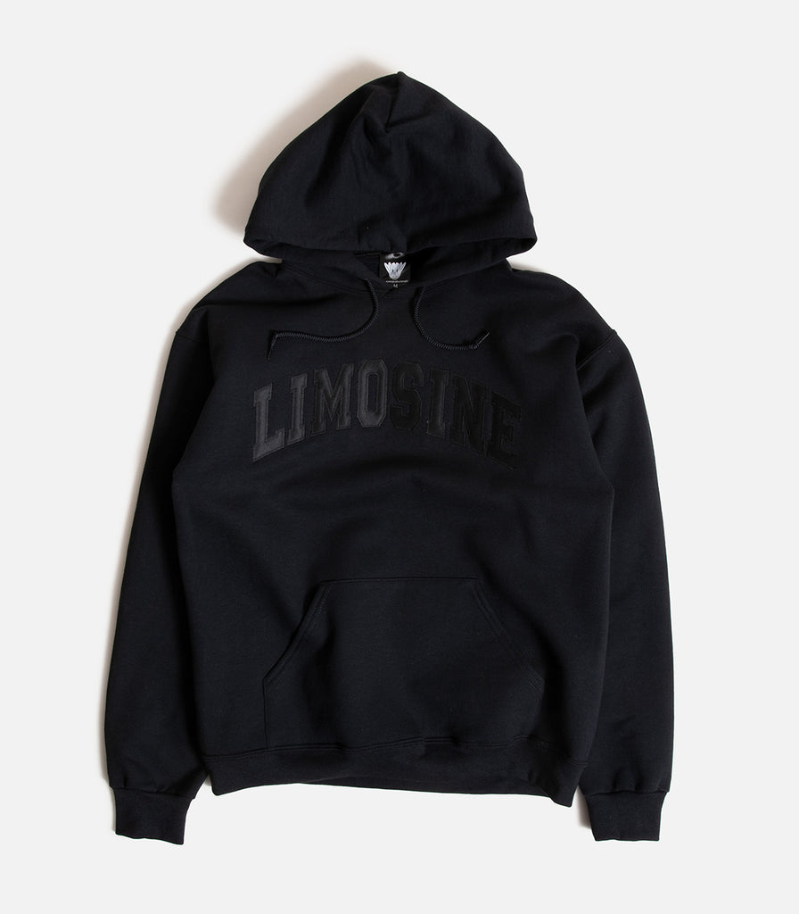 Limosine Black Vinyl Hooded Sweatshirt