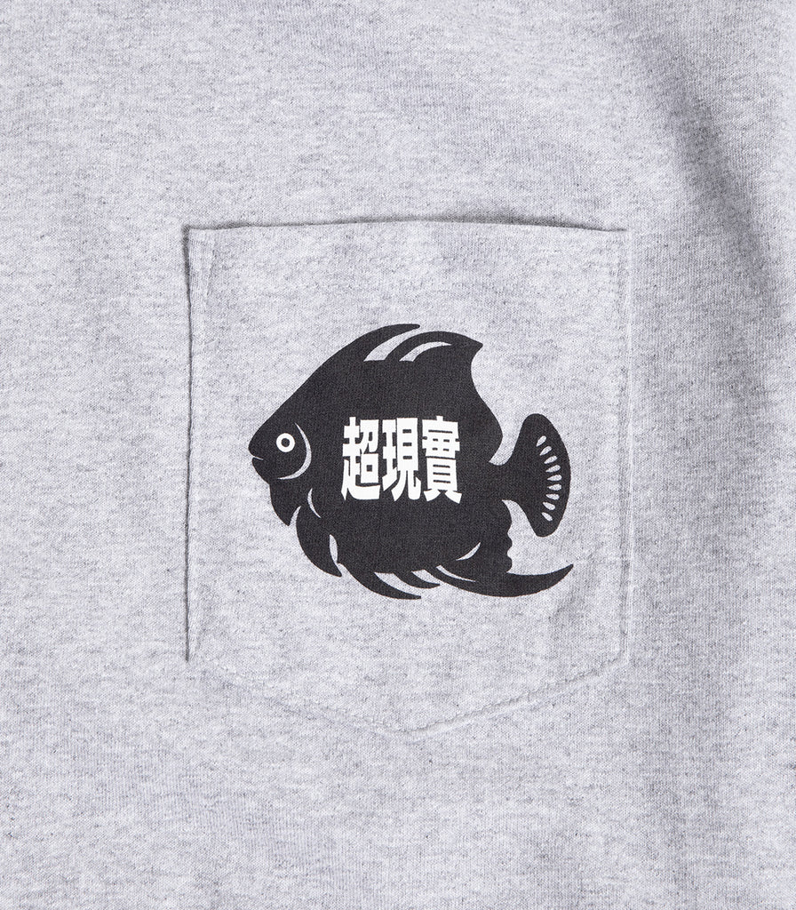 Sci-Fi Fantasy Fish Pocket T-Shirt