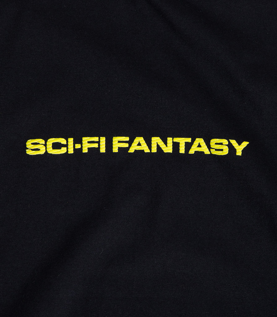 Sci-Fi Fantasy Textured Logo T-Shirt
