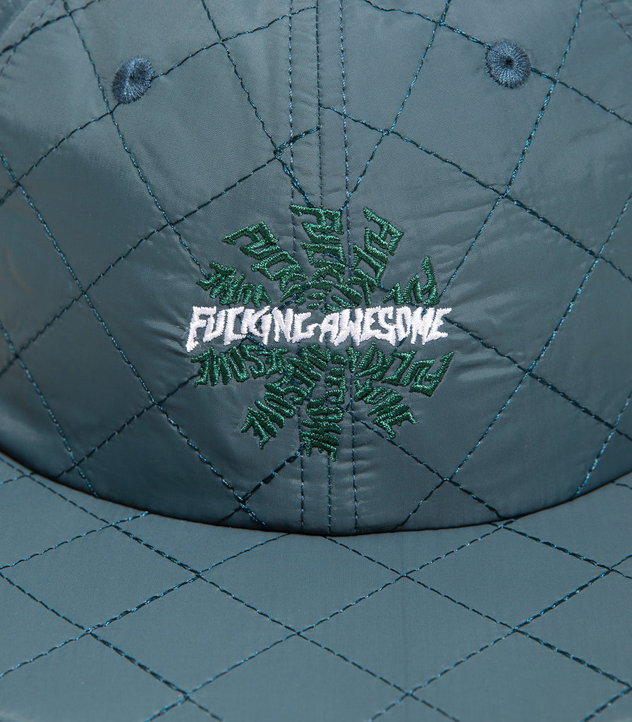 Fucking Awesome Quilted Spiral 6 Panel Hat