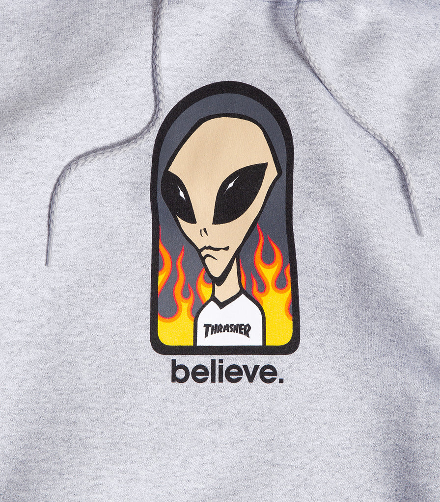 Thrasher X Alien Workshop Believe Hooded Sweatshirt