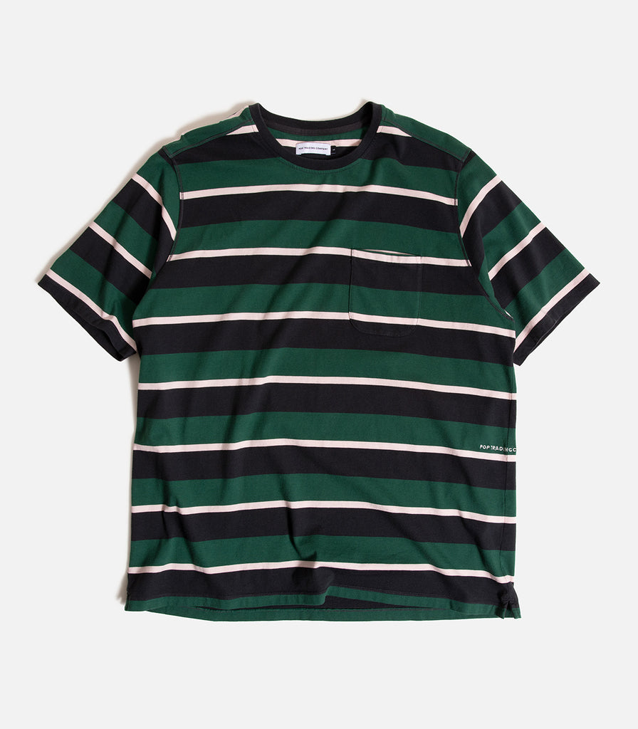 Pop Trading Company Striped Pocket T-Shirt